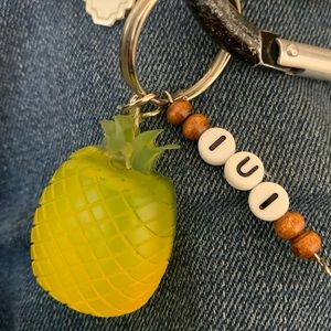 Pineapple keychains! Fundraising for infertility